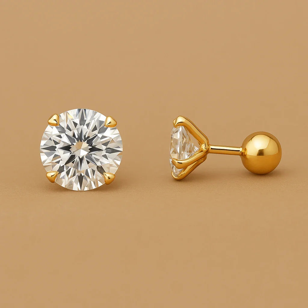 Elegant Earring Trio: 3 Pairs of Stylish Earrings