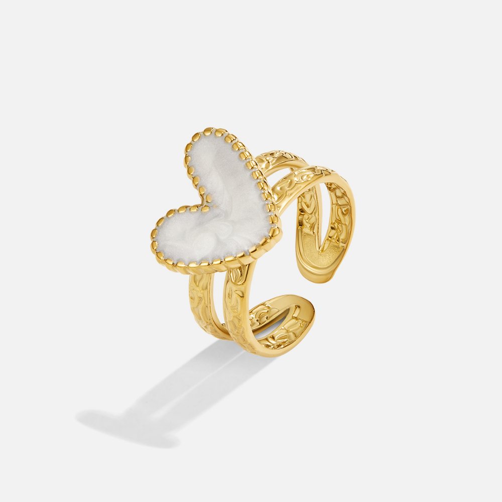 Pure Heart Gold Ring