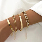 Gold Elan Mercer Bracelet Set