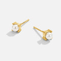 REBB | ELEGANT PEARL STUD EARRINGS